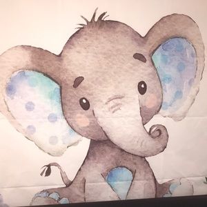 Flawless Nursery or Photo back drop 🐘